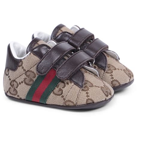 gucci bebek ayakkabı|Baby Gucci Ace sneaker in blue and grey GG .